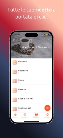 Ricettario personale AI screenshot