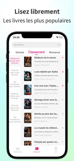Capture d'écran de Pinknovel - นิยาย อ่านออนไลน์ sur iPhone 5