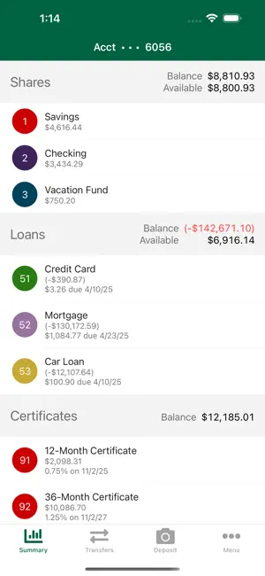 Green Mountain Credit Union screenshot 2