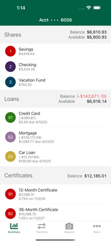App screenshot