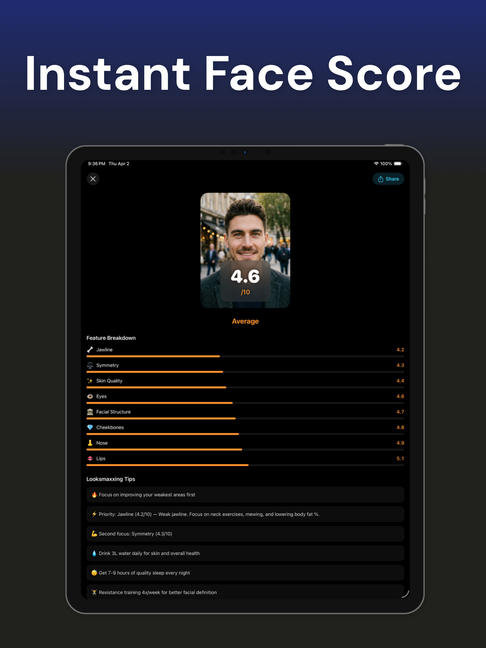 FaceR8: AI Face Rater screenshot 6