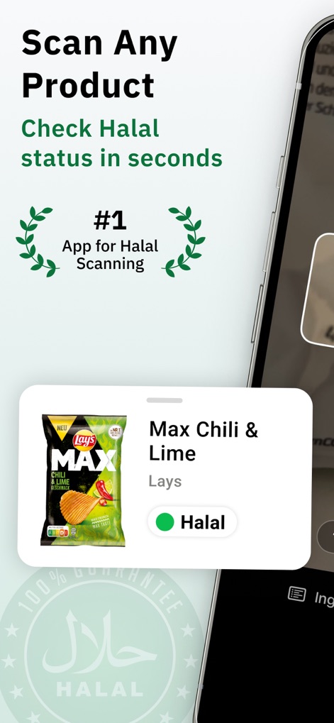 Halal Scanner - HalalScan AI - Food & Drink App | MWM