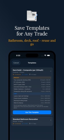 QuickBid Pro Contractor Quotes Screenshot 7 of 8