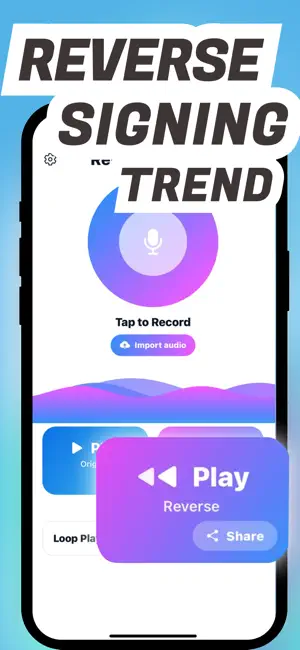 Reverse Singing - Challenge screenshot 1