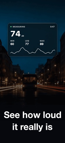 Decibel Meter & Sound Level dB iPhone screenshot