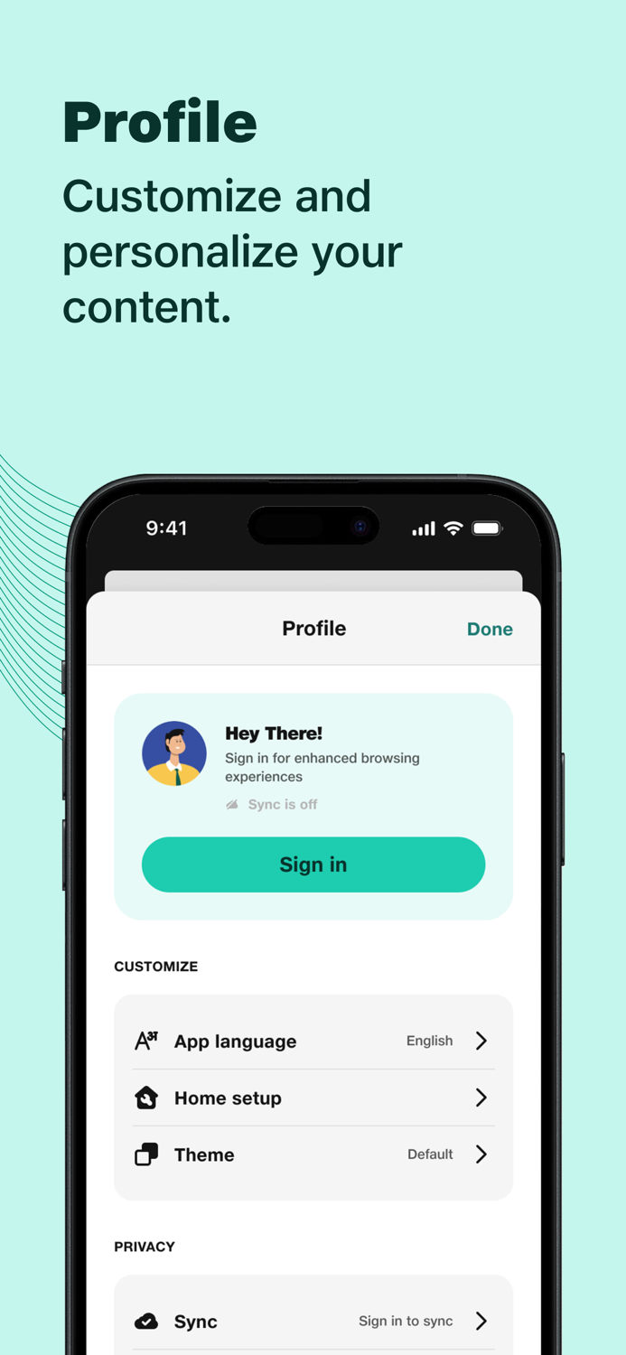 JioSphere Web Browser