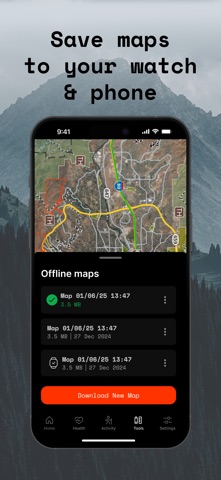 Bridger Watch screenshot