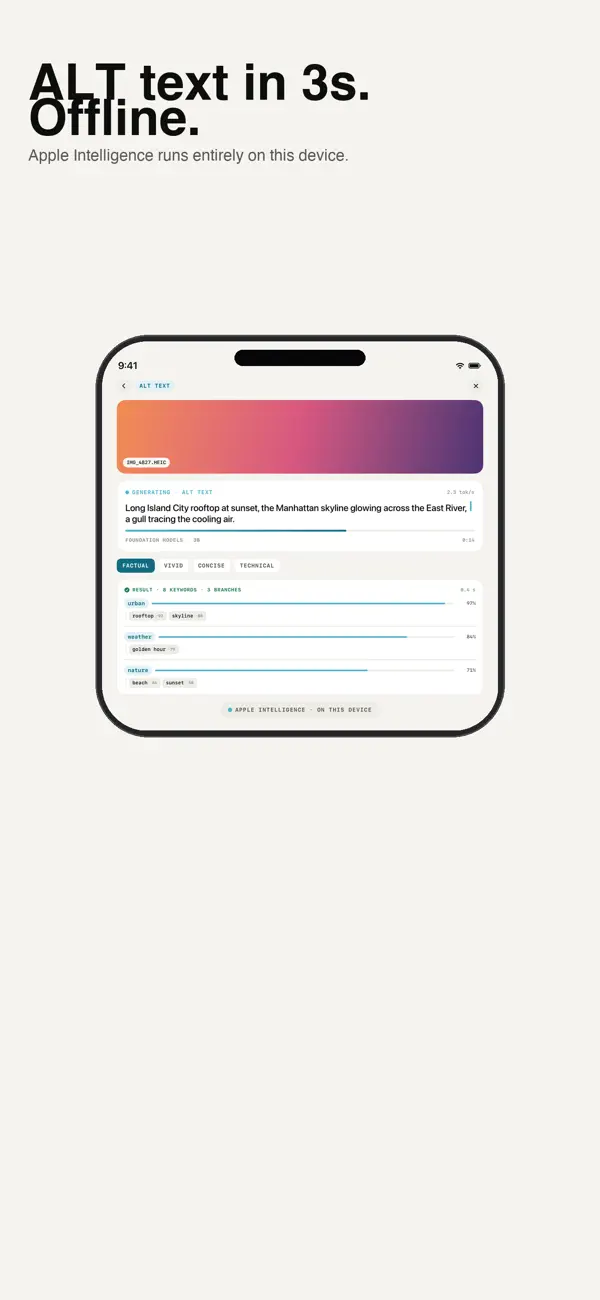 Screenshot #3 pour Frame: Photo Metadata Studio
