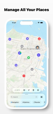 Route creator screenshot