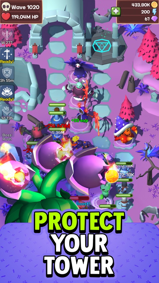#3. Idle Monster TD: Tower Defense (iOS) 由: Monstermob Usa, INC.