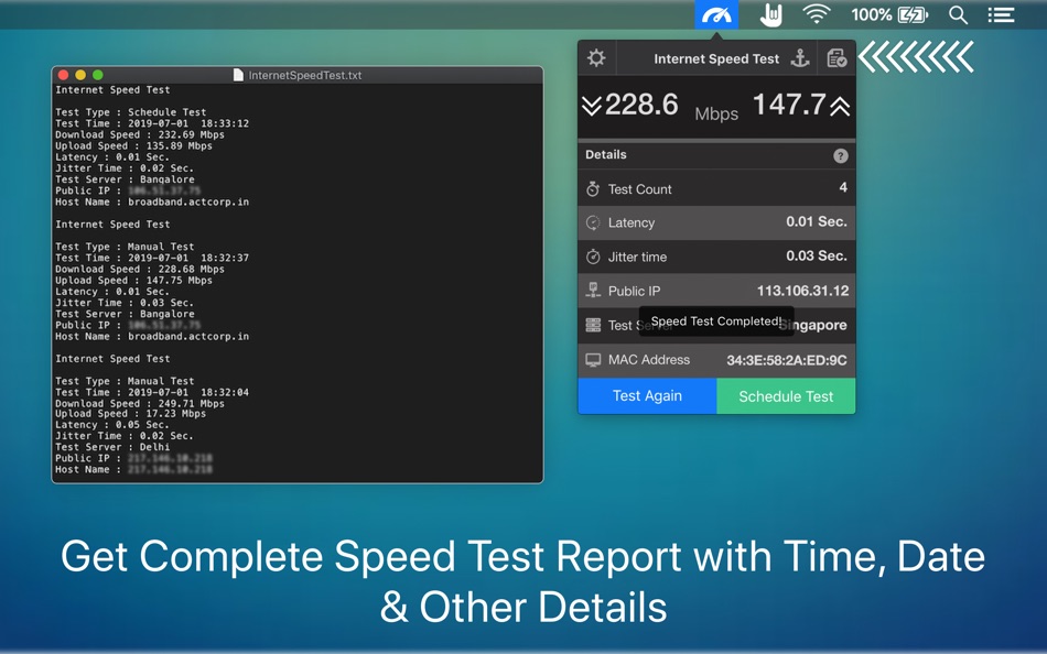 #4. Internet Speed Test: Speedio (macOS) 게시자: AppYogi Software
