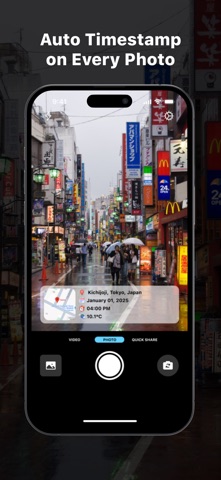 StampCam – Timestamp Camera Screenshot 2 of 5
