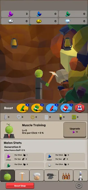 Mine&Launch: Melon's Spaceship screenshot 2
