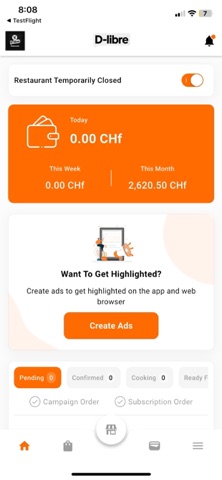 D-libre Restaurant screenshot