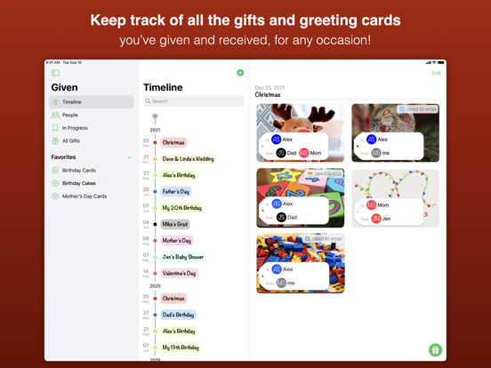 Screenshot #4 pour Given - Gift Manager