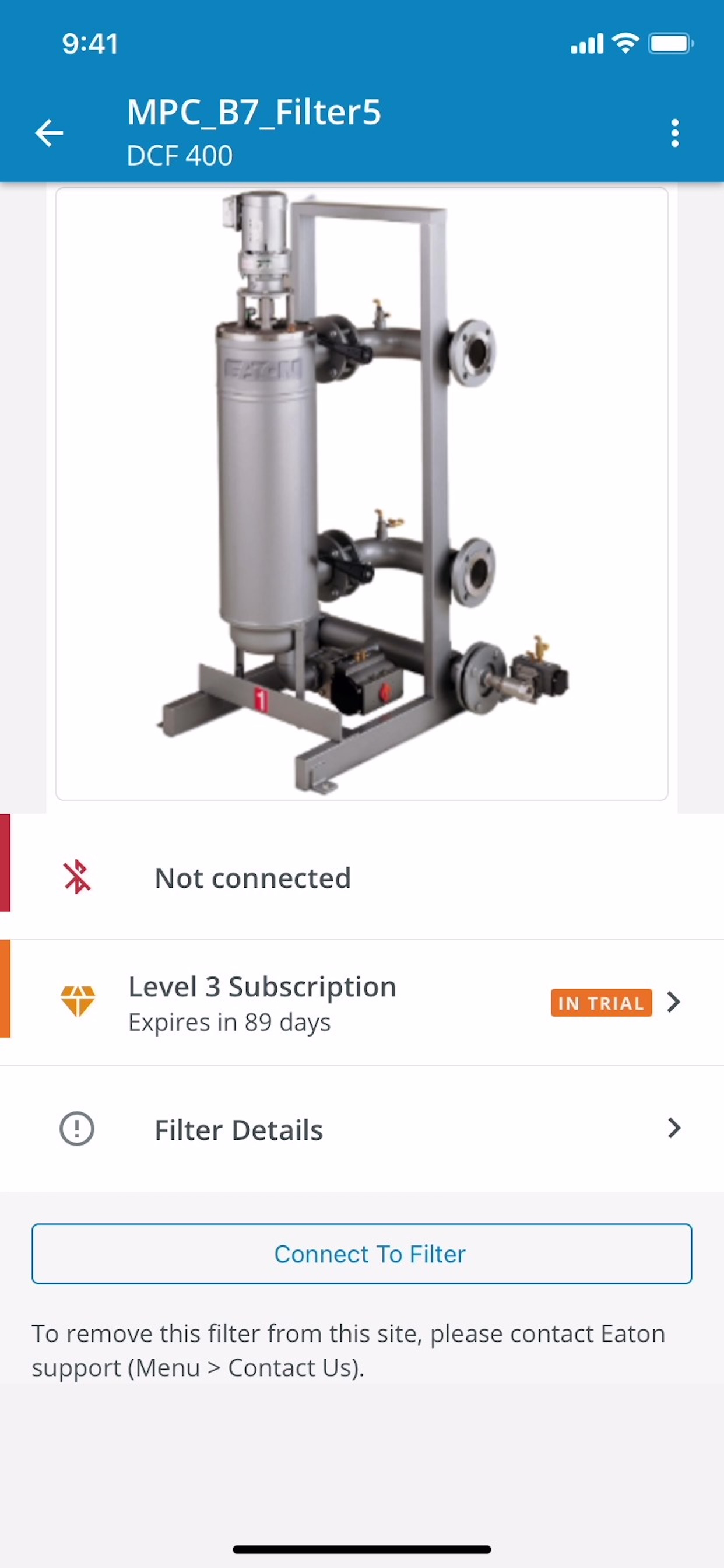 Eaton Smart Filter screenshot 3