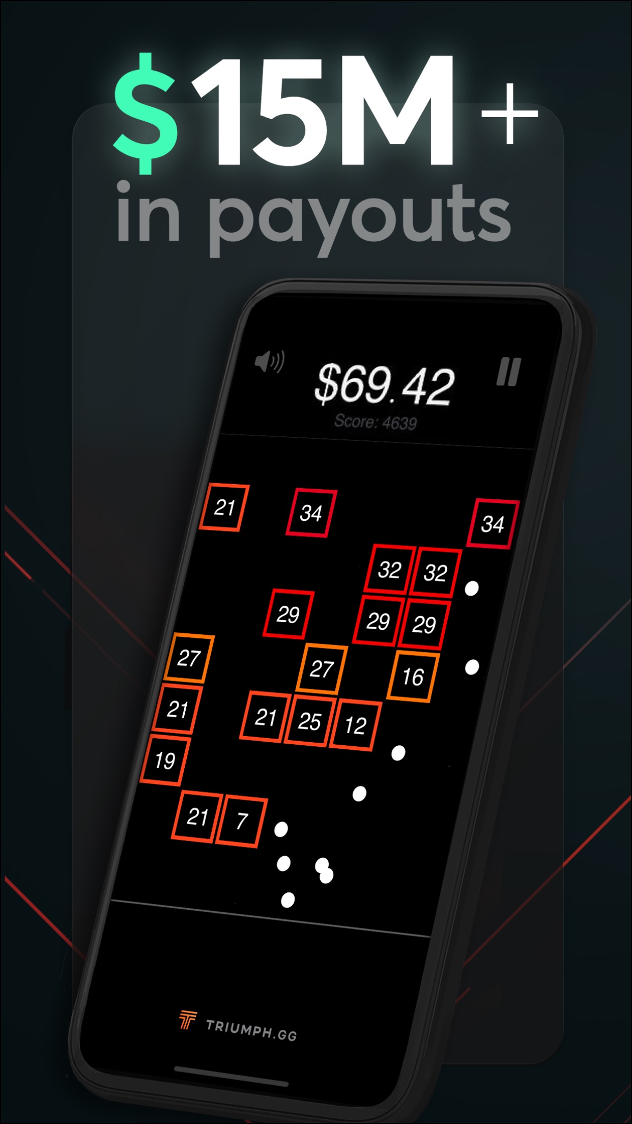 Triumph: Play for Cash screenshot 1