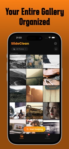SlideClean: Photo Cleaner iPhone screenshot