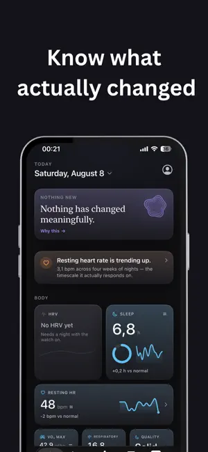 Korte: Training & Recovery screenshot 2
