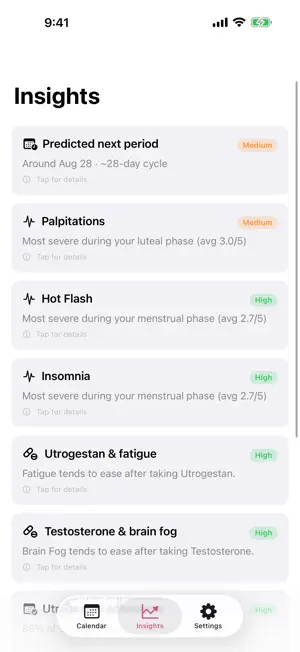 Perirosa: Perimenopause & HRT screenshot 3