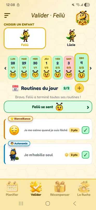 BeeProud - Routine pour enfant screenshot 3 of 10