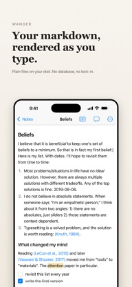 Wander: Markdown Editor screenshot 5