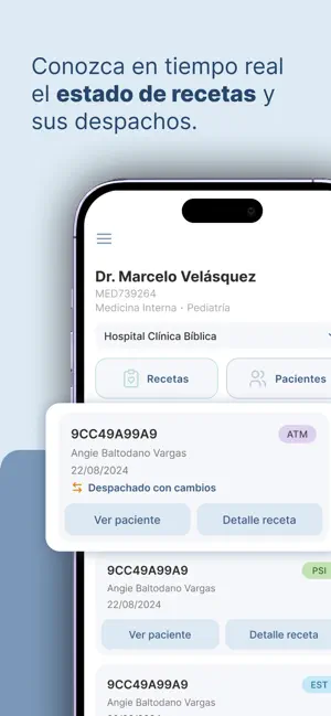 Receta Digital Móvil screenshot 3