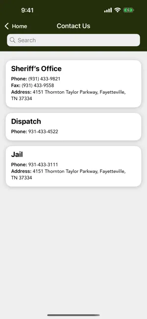 Lincoln Co Sheriff’s Office TN screenshot 3