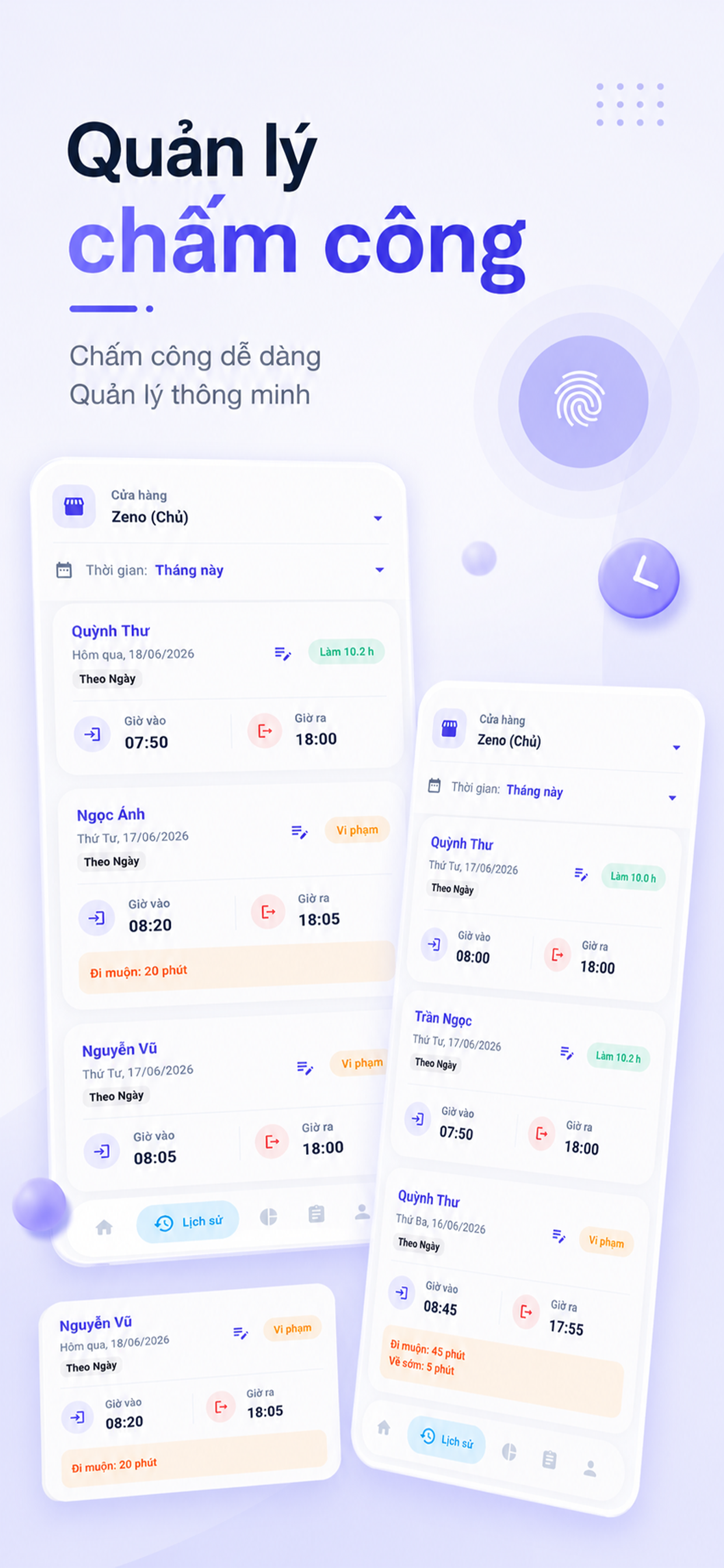 Quản Lý Chấm Công screenshot 3