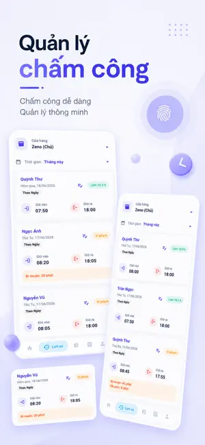 Quản Lý Chấm Công screenshot 3