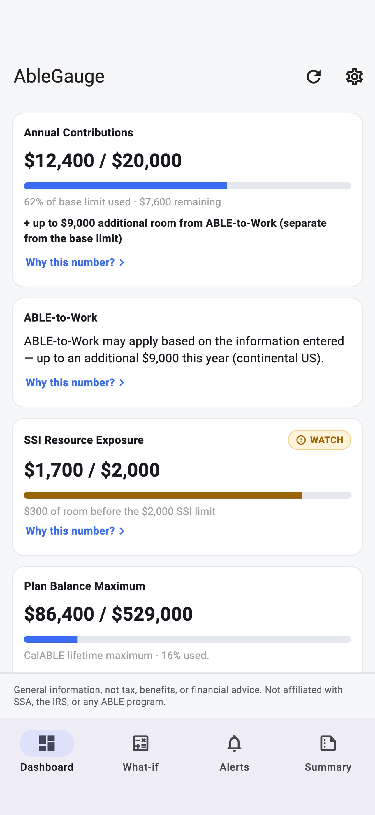 Screenshot 1 of AbleGauge