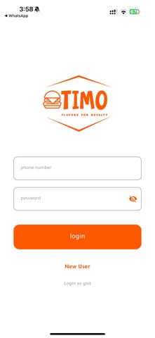 Timo restaurant screenshot