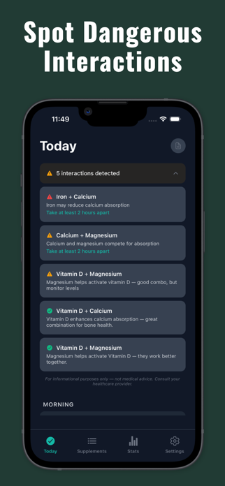 Supplement & Vitamin Tracker Screenshot 2 of 6