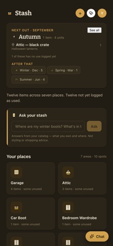 Oriora Stash iPhone screenshot