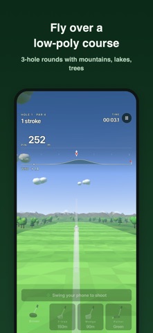 PhoneSwing Golf: Motion Game Screenshot 2 of 6