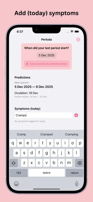 Perioda screenshot 4