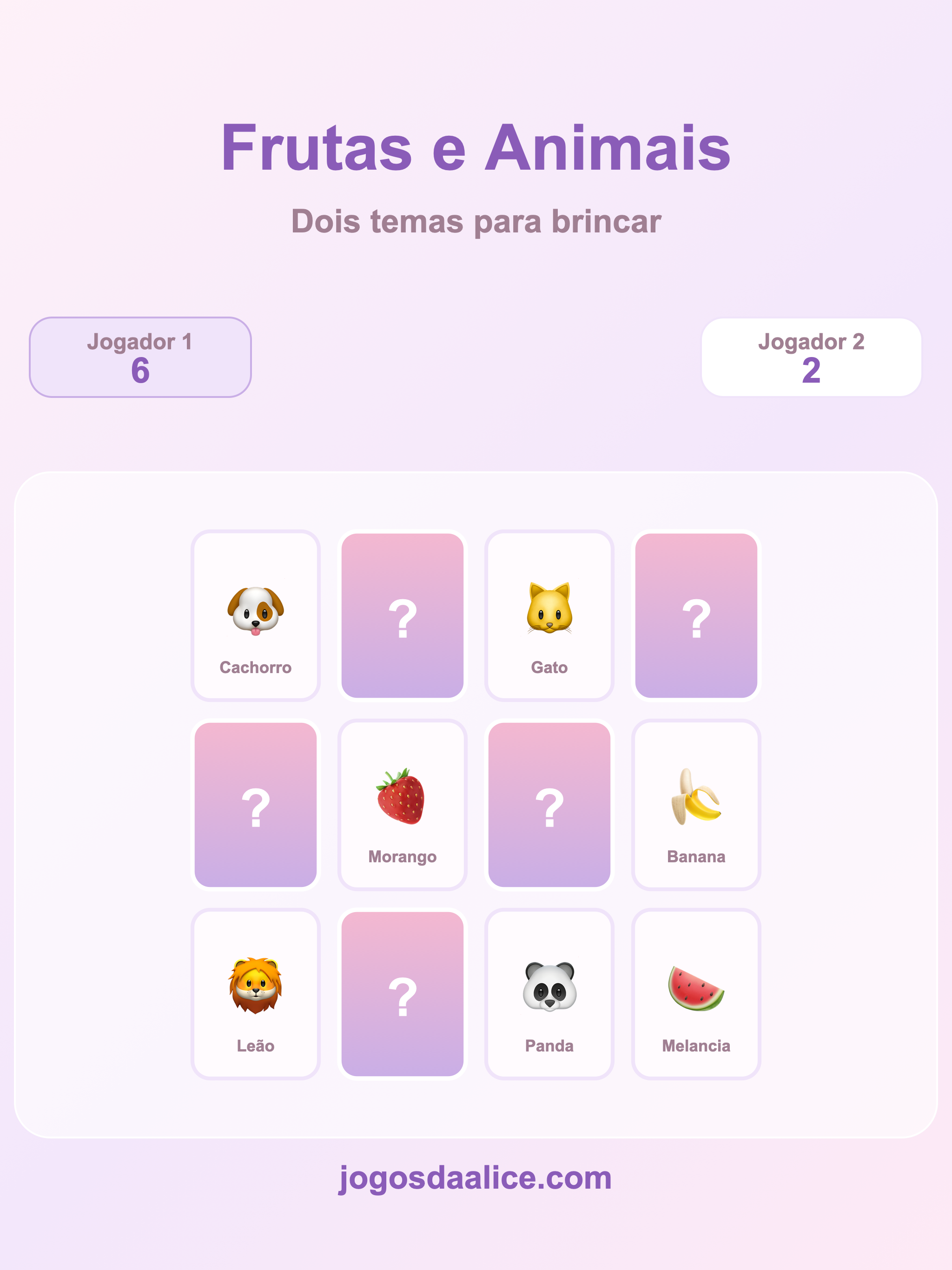 Alice - Jogo da Memória screenshot 6