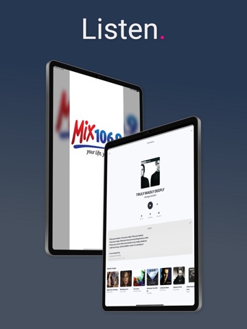Mix 106.9 iPad screenshot