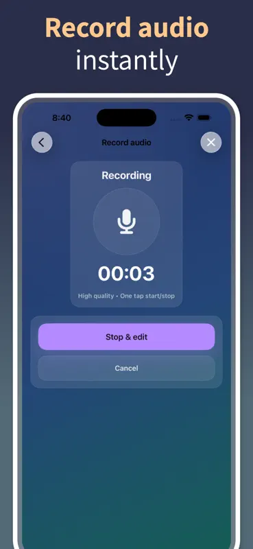 Audio Effects: Voice Changer screenshot 2 of 6