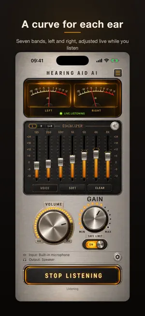 Hearing Aid AI Sound Amplifier screenshot 2