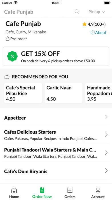 Cafe Punjab Screenshot