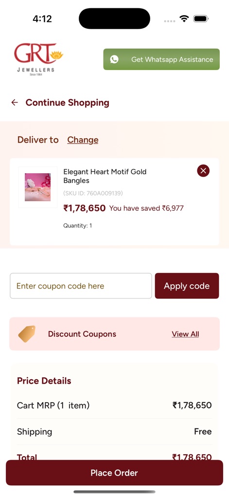 GRT Jewellers - Shopping App | MWM