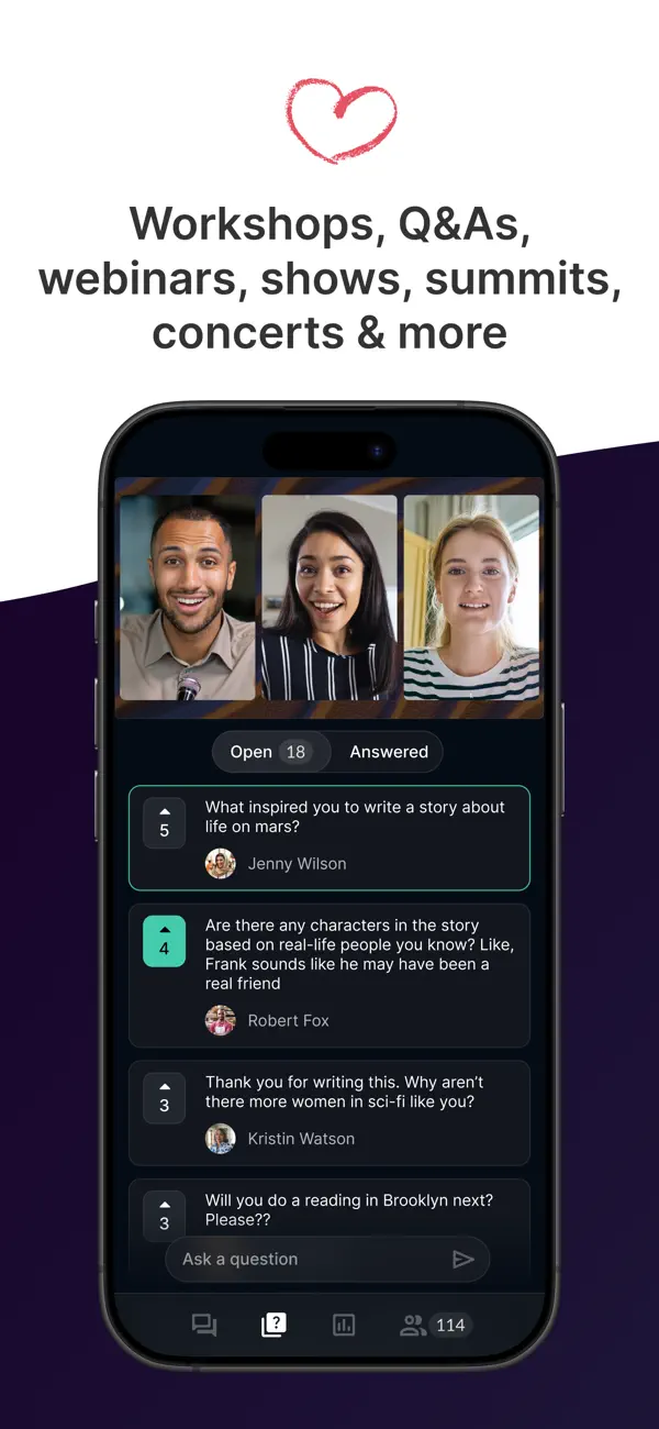 Screenshot #2 pour Crowdcast Mobile