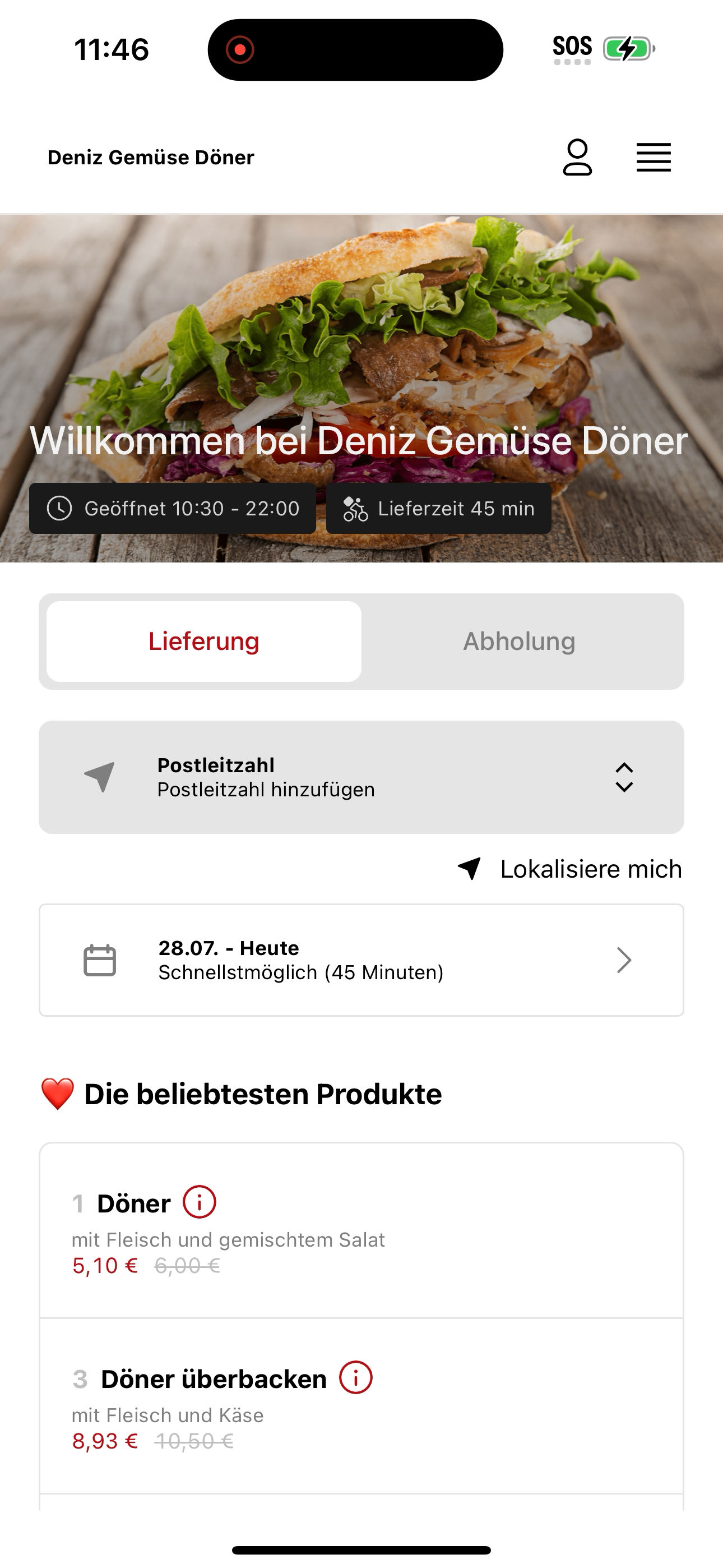 Deniz Gemüse Döner screenshot 5