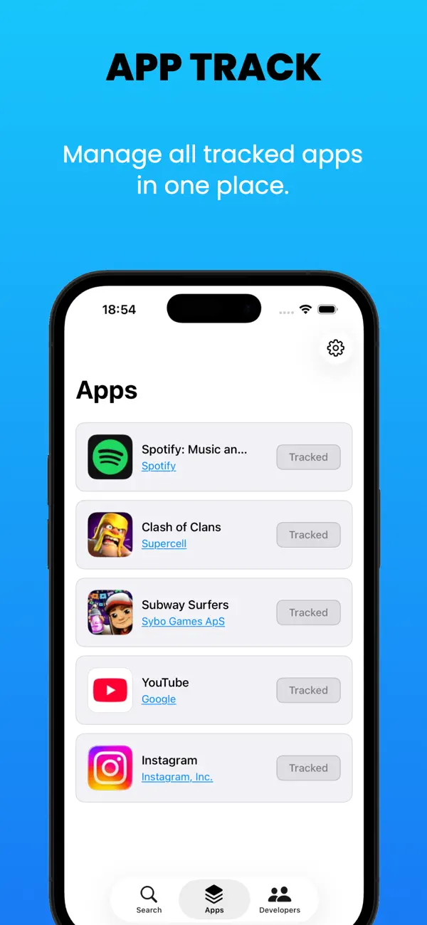 #4. Developer & App Tracker (iOS) Tekijänä: Furkan Alcik