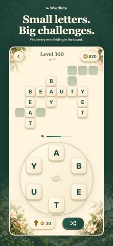 Wordkite: Word Connect Puzzle iPhone screenshot
