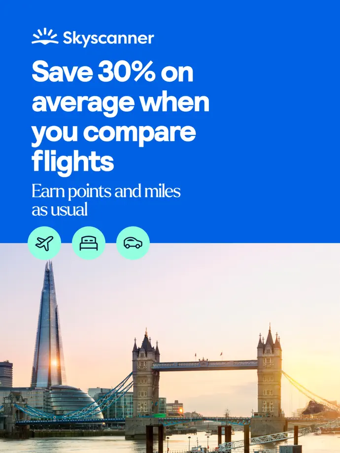 Skyscanner iPad screenshot 1