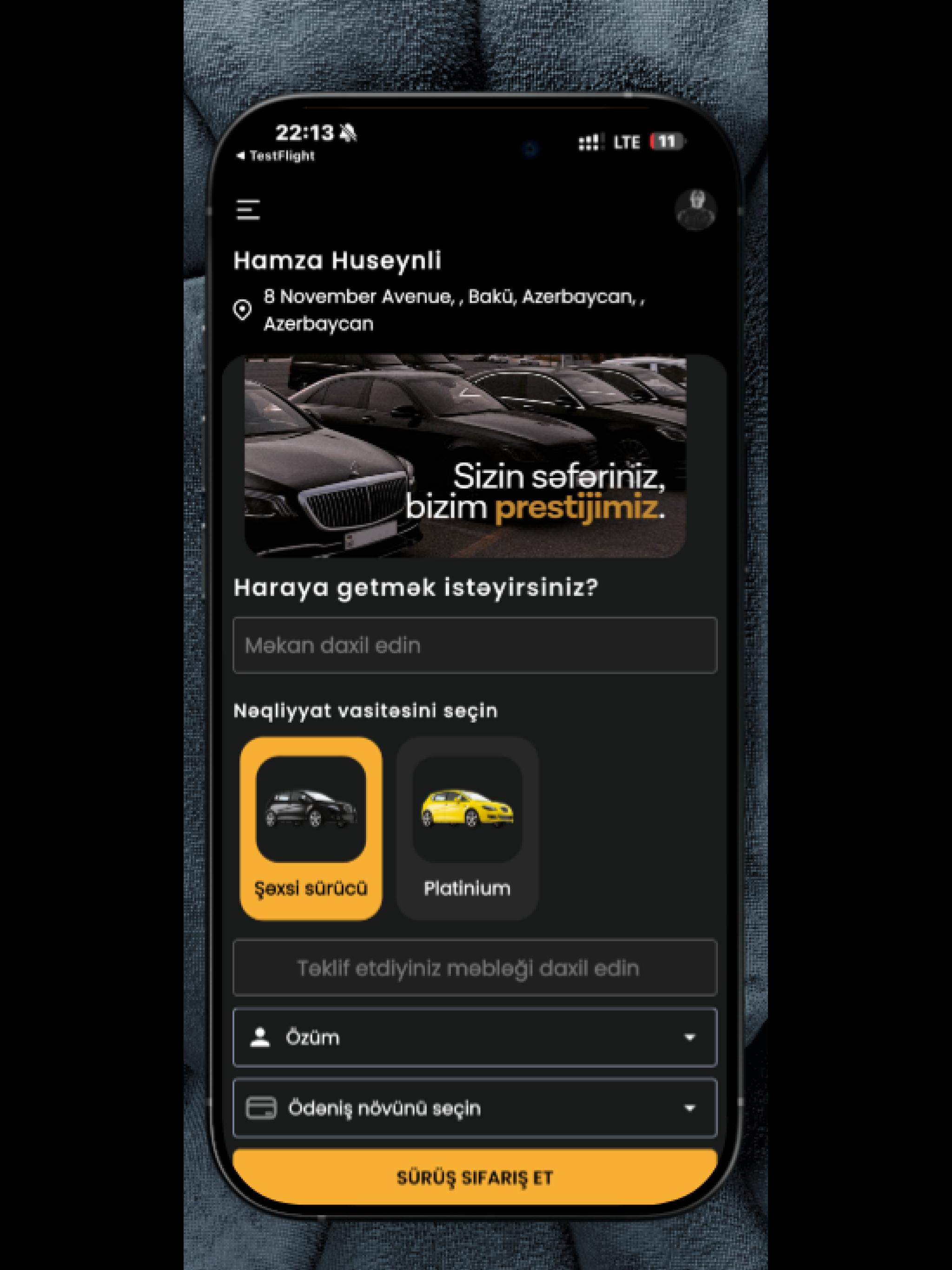 Lux Ride Sərnişin