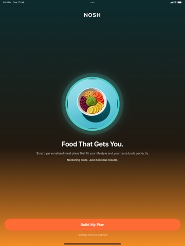 Nosh AI: Meal Planner iPad screenshot