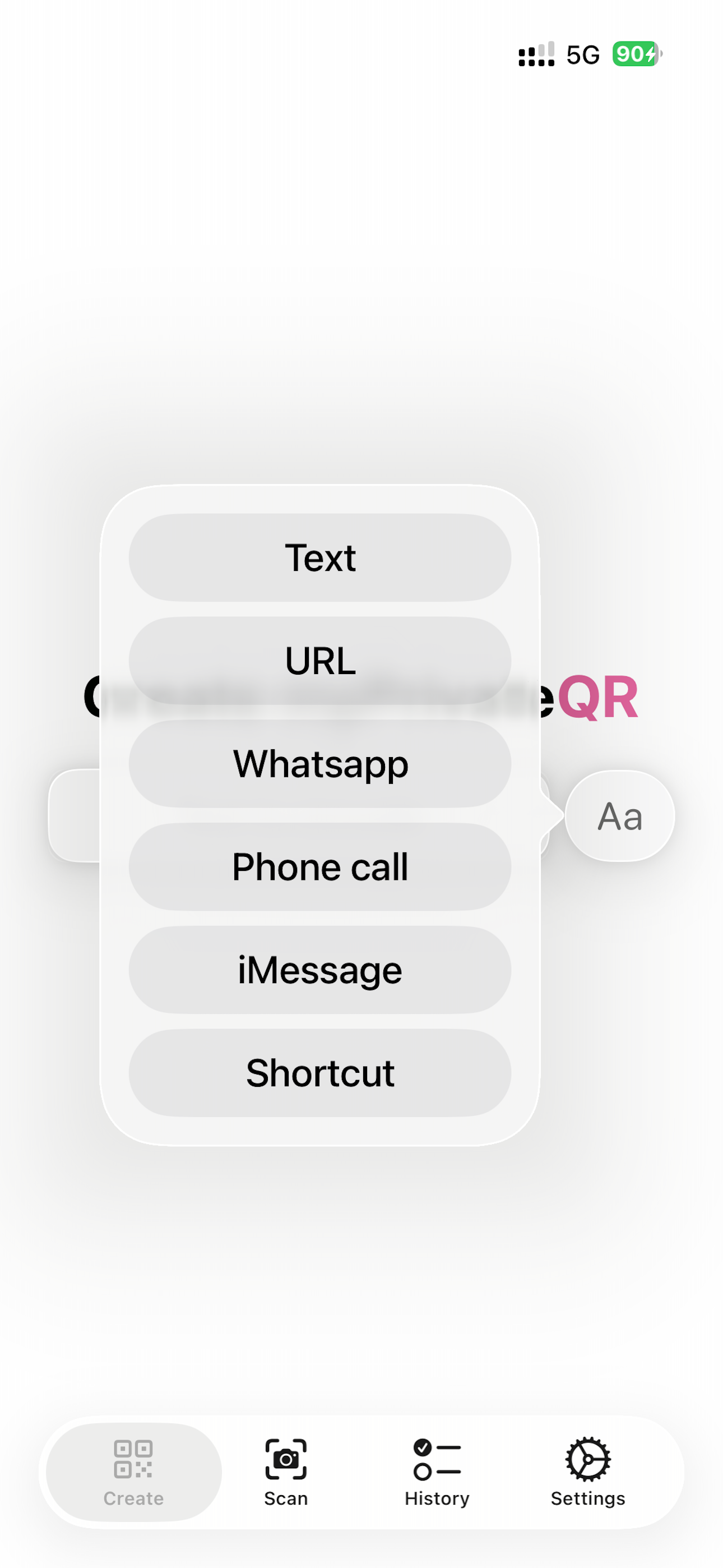 myPrivateQR screenshot 2